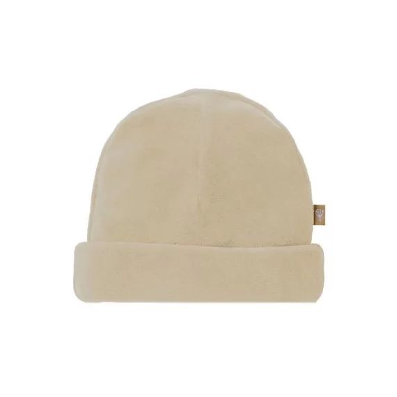 Bonnet en velours bio Sandshell (naissance)