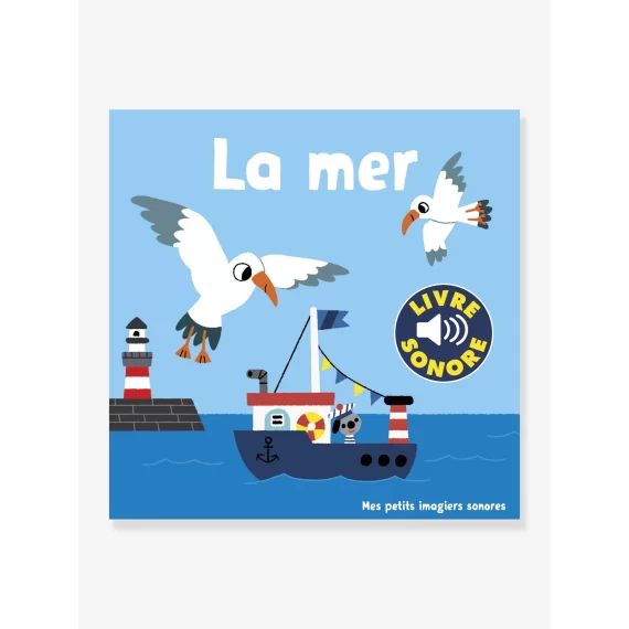 Livre sonore La mer GALLIMARD JEUNESSE bleu