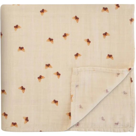 Maxi Lange En Coton Bio Beige, Rouge