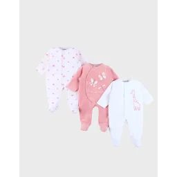 Set De 3 Dors-bien En Velours Rose