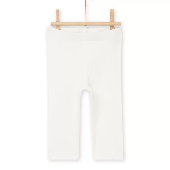 Legging Blanc Bébé – Ecru