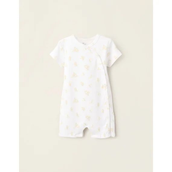 Pyjama Combi-short Avec Motif Blanc