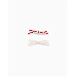 Lot De 2 Barrettes À Cheveux Avec Rubans Grecs Beige Clair