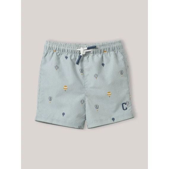 Short De Bain Montgolfières Bébé Imprimé Mongolfieres