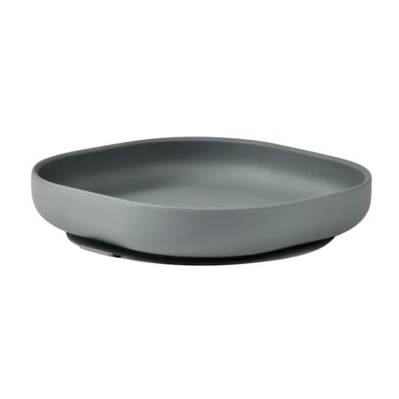 Assiette Ventouse Béaba – Gris Minéral