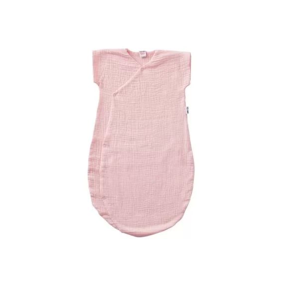 Gigoteuse été double gaze rose TOG 1,6 (90 cm)