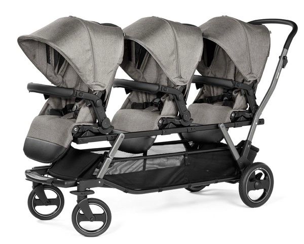 Poussette 3 Places Peg Perego Triplette Piroet – City Grey