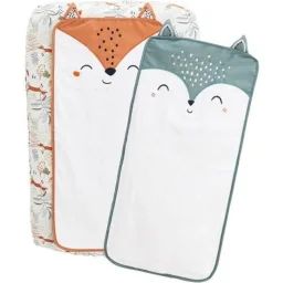 Housse De Matelas À Langer + 2 Tapis De Change Montreal Blanc