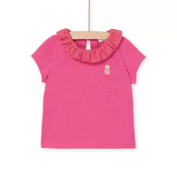 T-shirt Grenadine À Manches Courtes – Rose