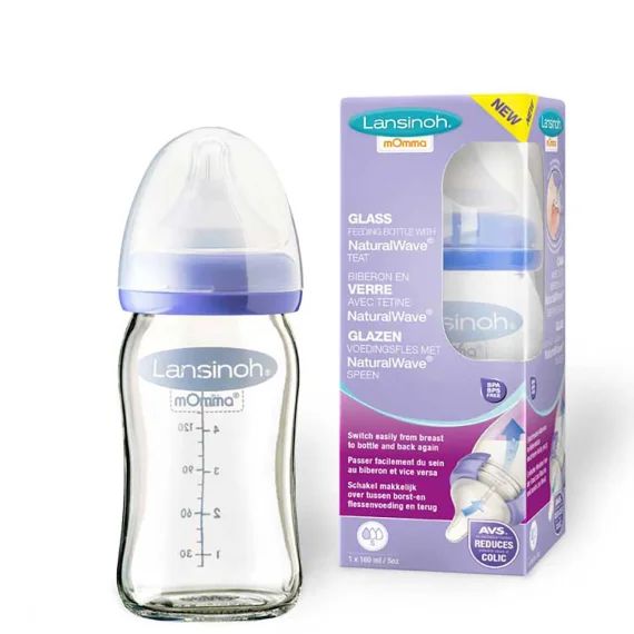 Biberon En Verre 1er Âge 160ml Violet