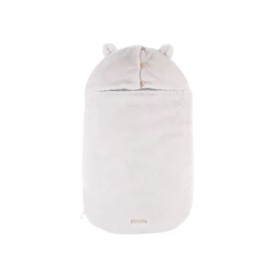 Nid d&rsquo;ange en fausse fourrure greige Mix & Match (61 cm)