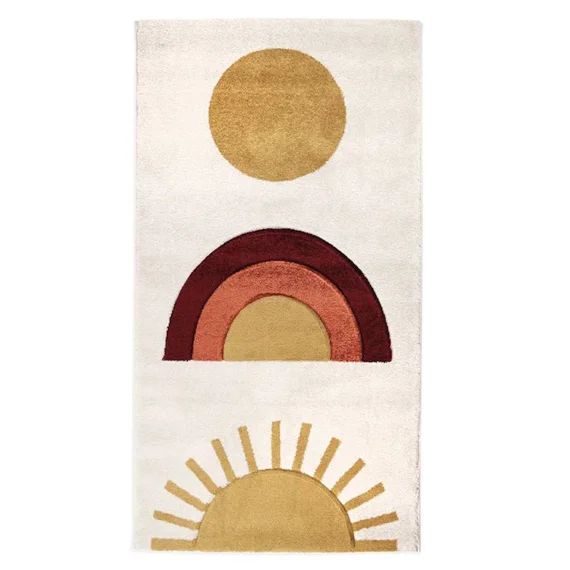 Tapis Enfant Arc En Ciel Niceday – Nattiot Multicolore