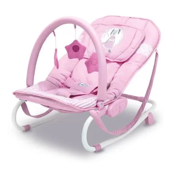 Asalvo – Transat bébé Relax Bunny Rose blanc