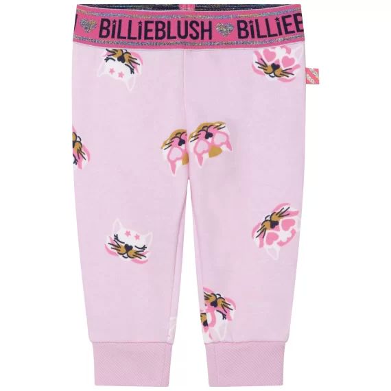 Pantalon de jogging molletonné Fille Rose