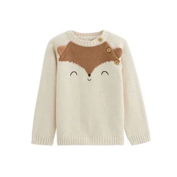 Pull Bébé En Tricot Floxy Beige