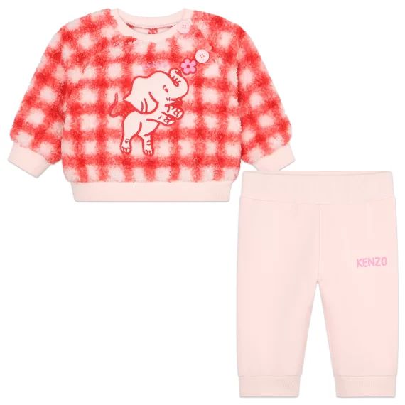 Sweat-shirt + pantalon Fille Rouge