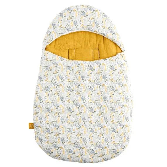 Nid D&rsquo;ange Bébé En Coton Jaune Foncé