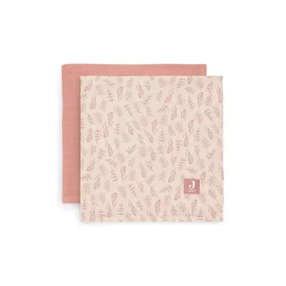 Lange gaze de Coton (x2) 115x115cm Meadow –