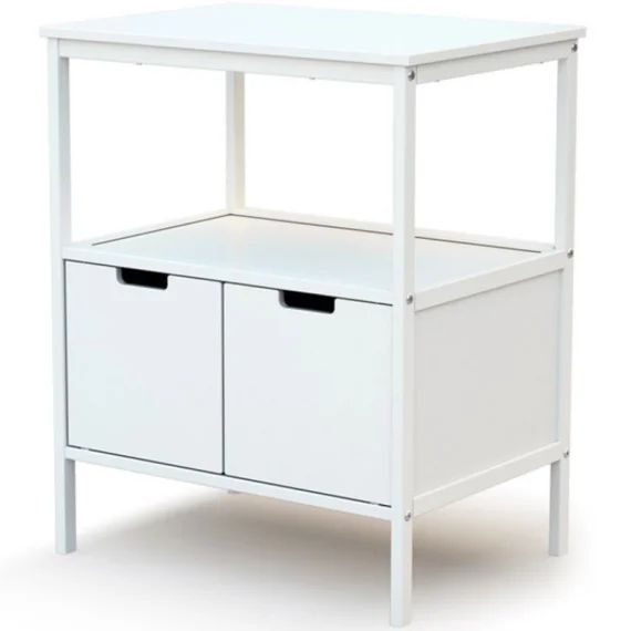Commode à langer en bois de hêtre Essentiel blanc