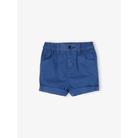 Bermuda bébé de cérémonie bleu