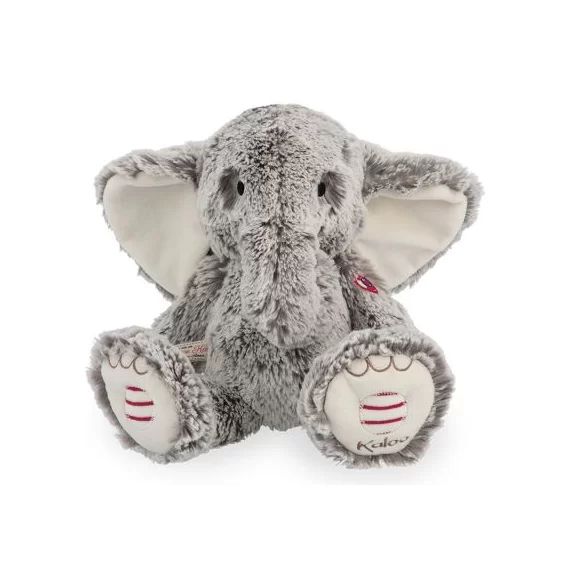 Peluche éléphant gris prestige Noa (31 cm)