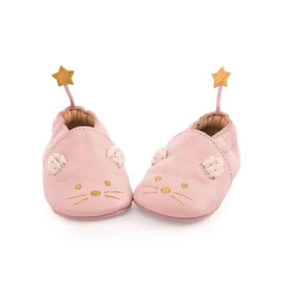 Chaussons en cuir Après la pluie (0-6 mois)