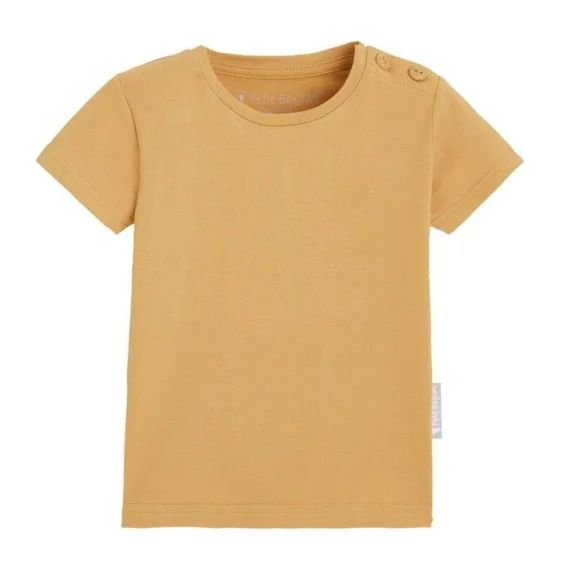 T-shirt manches courtes mixte beige