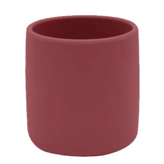 Gobelet bébé verre en silicone Terracotta 180 ml orange
