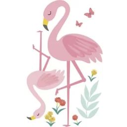 Planche de stickers Flamands rose Rio