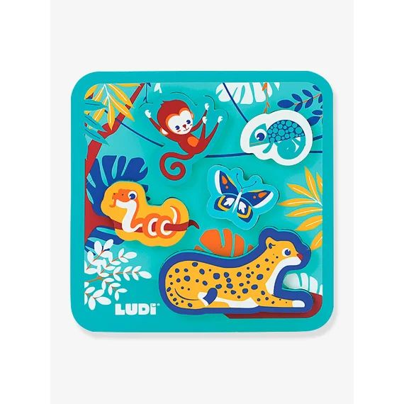 Puzzle en mousse – LUDI bleu