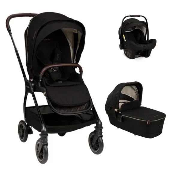 Poussette Nuna Triv + Nacelle + Coque Auto Pipa Next – Riveted