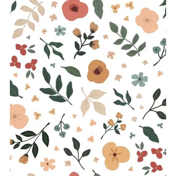 Papier peint Décor Lush Flowers (200 x 248 cm)