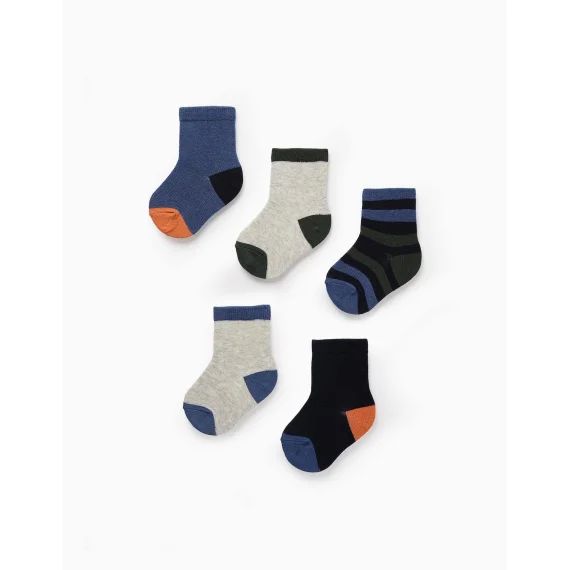 Pack 5 Paires De Chaussettes Multicolore