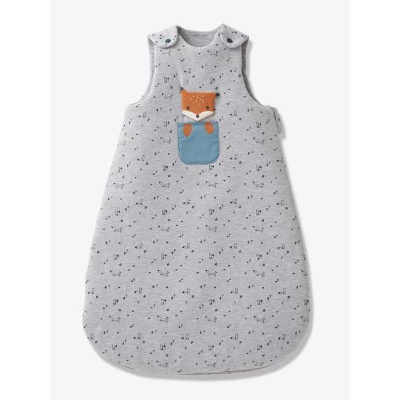 Gigoteuse sans manches BABY FOX gris chiné