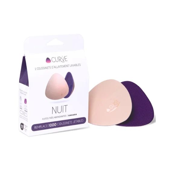 Coussinets D&rsquo;allaitement Lavables – Fuites Très Abondantes Violet