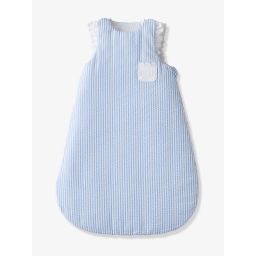 Gigoteuse sans manches rayée en seersucker COTTAGE multicolore