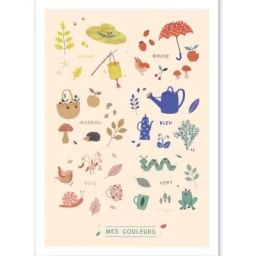 Affiche Couleurs Pomme des bois (50 x 70 cm)