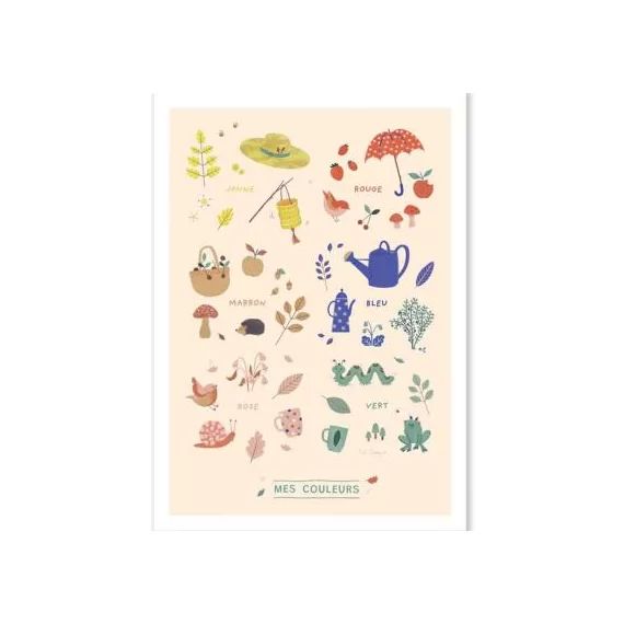Affiche Couleurs Pomme des bois (50 x 70 cm)