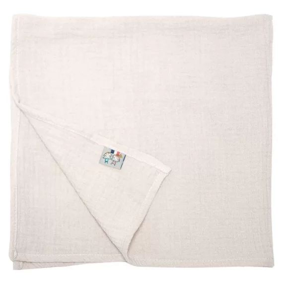 Lange En Gaze De Coton – Sevira Kids – Jeanne Beige – Douceur Et Délicatesse – Lavable Et Réutilisable Beige