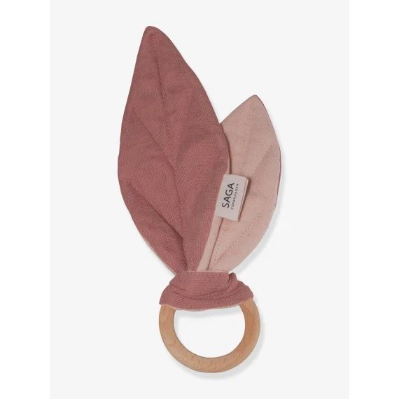 Anneau de dentition Feuilles – SAGA COPENHAGEN rose