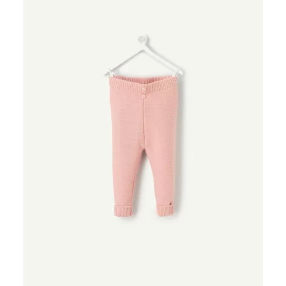 Legging bébé en maille rose –  – Soldes