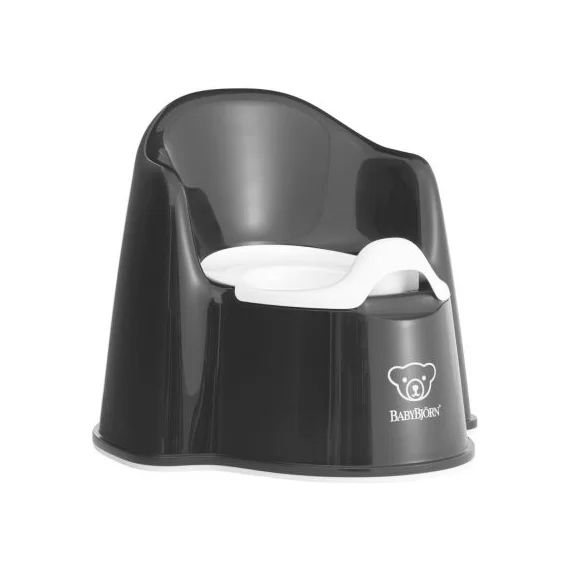 Pot bébé fauteuil noir et blanc
