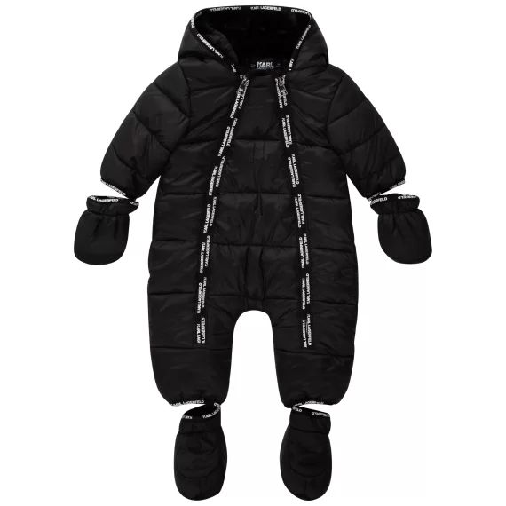 Combinaison pilote déperlante Garçon Noir