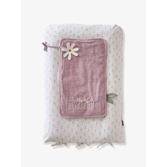 Matelas à langer Douce Provence parme / écru