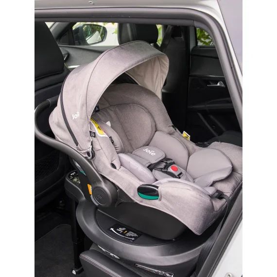 Siège-auto coque JOIE i-Gemm 3 i-Size 40 à 85 cm, équivalence groupe 0+ taupe chiné (pebble)