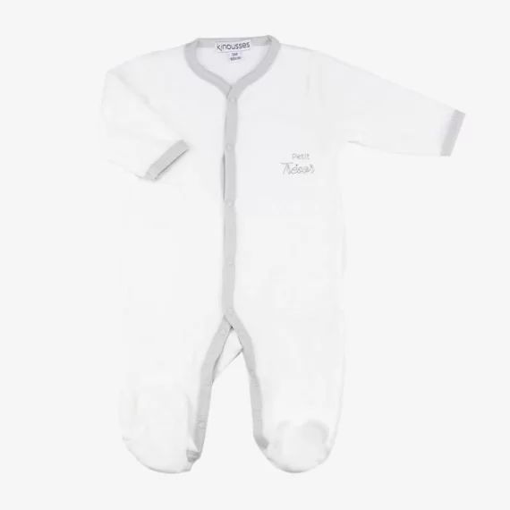 Pyjama Bébé – Trois Kilos Sept Blanc