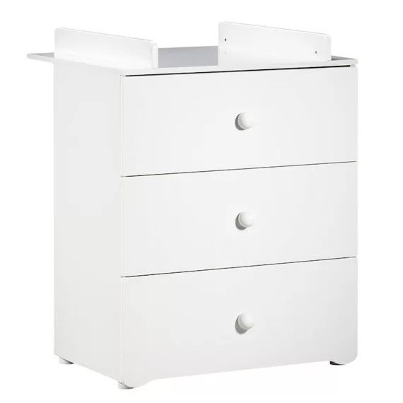 Commode à langer 3 tiroirs blanc