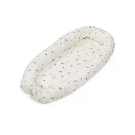 Housse pour réducteur de lit Baby Nest Windflower rose