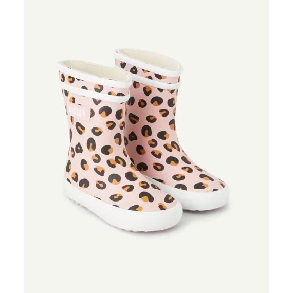 Bottes baby flac bébé fille léopard