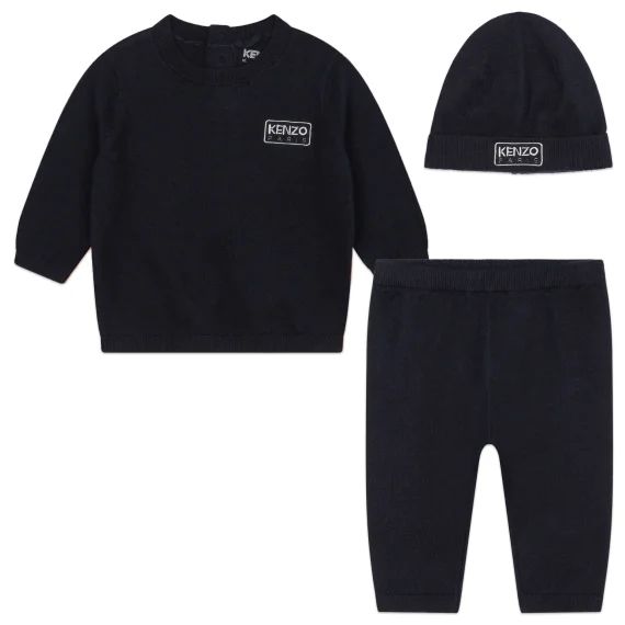 Ensemble coton et cachemire UNISEXE Bleu